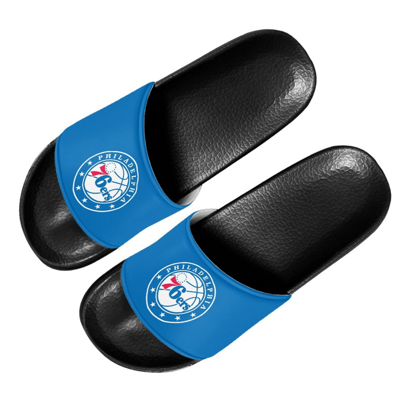Men's Philadelphia 76ers Flip Flops 002